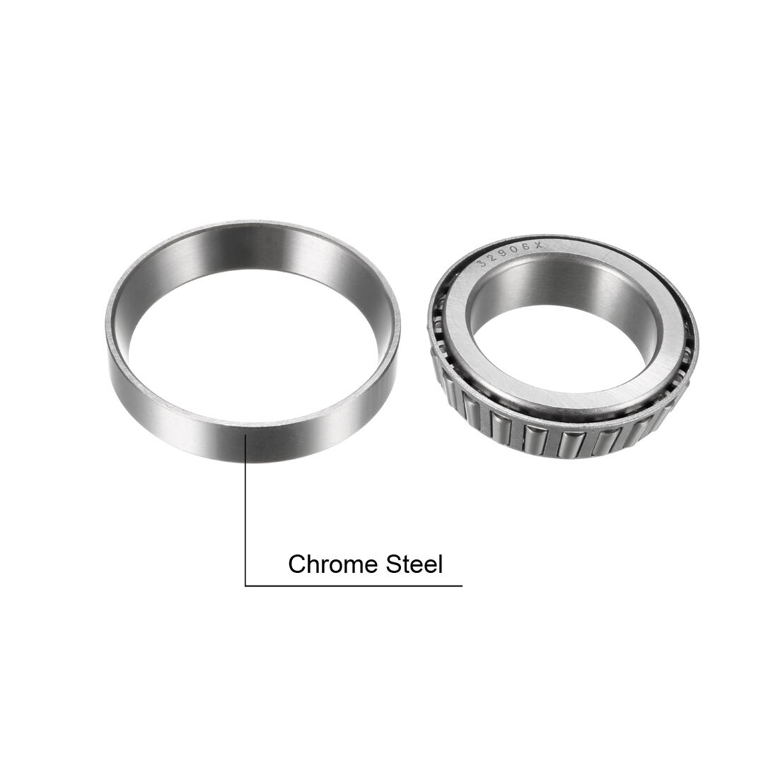 32906x Tapered Roller Bearing Cone and Cup Set 30mm Bore 47mm O.D.12mm Width