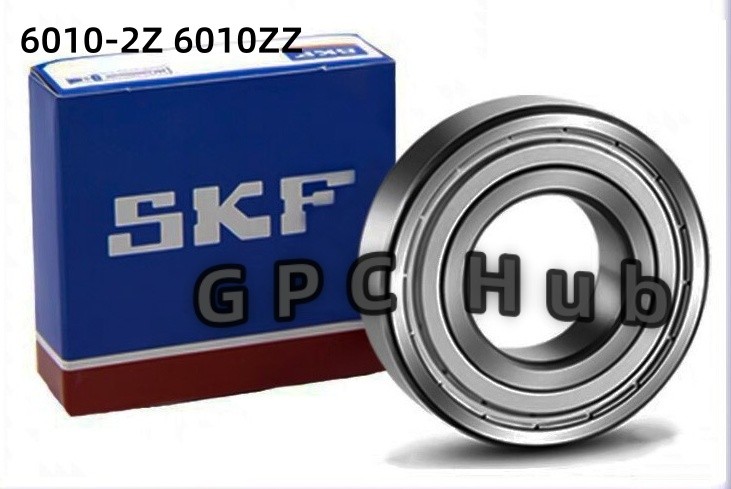 1PCS NEW SKF 6010-2Z 6010ZZ 50X80X16MM Double Metal Seal Ball Bearings #