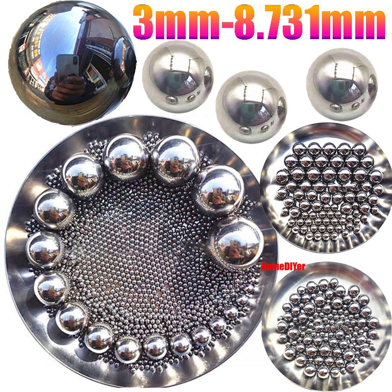 High-Precision Carbon/Bearing Steel Balls Solid Bearings Ball Diameter 3-8.731mm