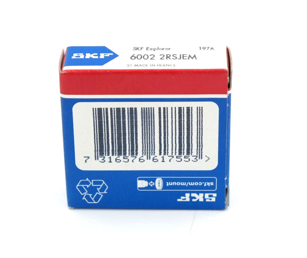SKF 6002 2RSJEM Double Sealed Ball Bearing 15mm x 32mm x 9mm – Fast Shipping!