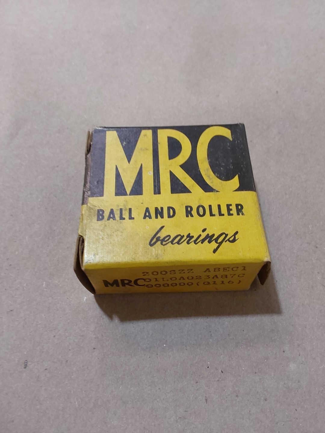 NOS MRC Bearing 200SZZ ABEC-1