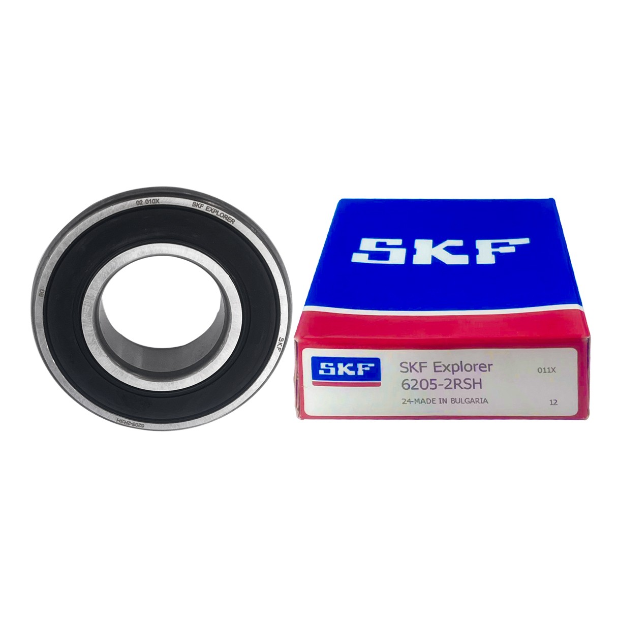 10PACK SKF 6205-2RSH 6205RS 25X52X15MM Double Rubber Seal Bearings