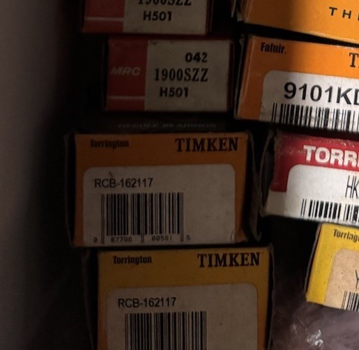 Timken Torrington Needle Bearing RCB-162117 (lot Of 2)
