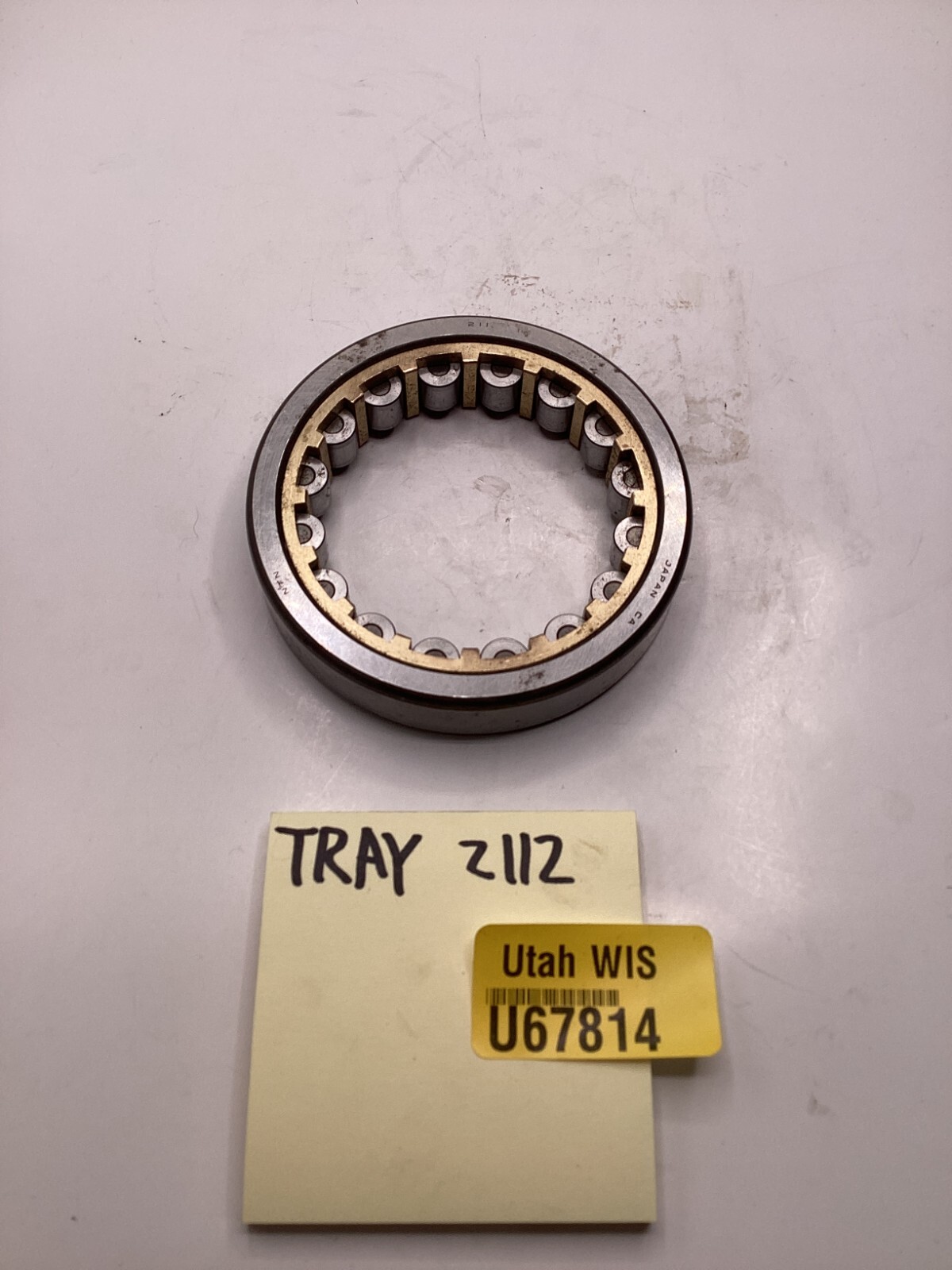 Genuine NTN 211 Cylindrical Roller Bearing Silver Gold