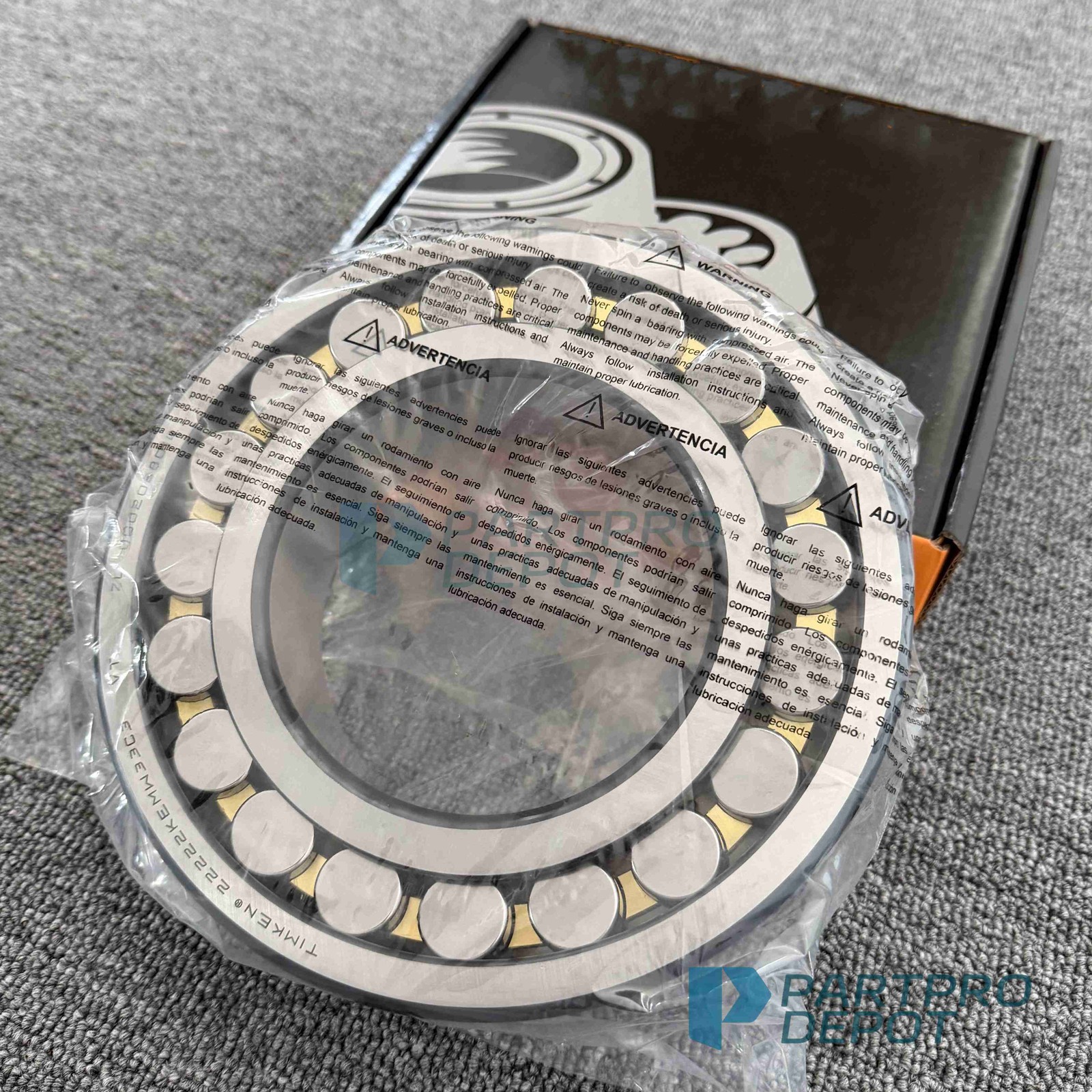 New Spherical Roller Bearing 22222KEMW33C3 Fits For Timken 110 x 200 x 53 mm