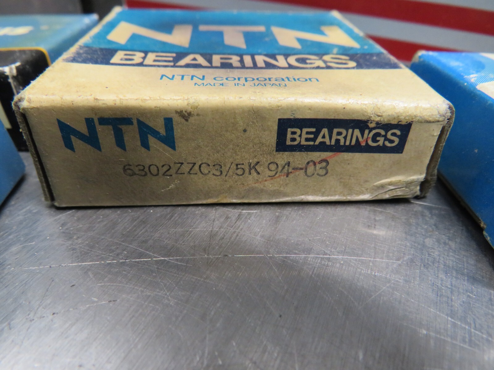 Axis 6302-ZZ-C3 Bearing Lot of 3 w/ 1 NTN & 2 Others