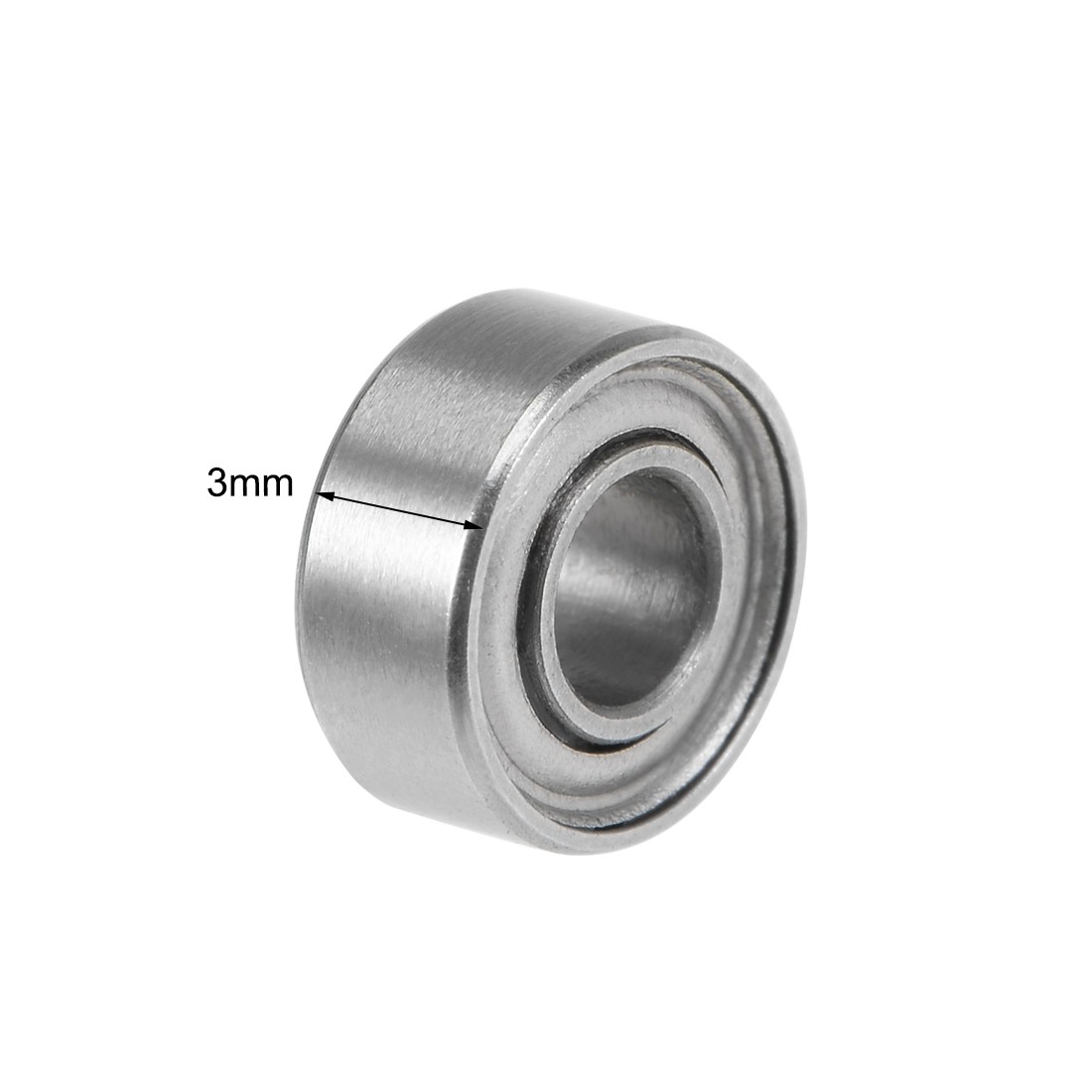 683ZZ Deep Groove Ball Bearings Z2 3x7x3mm Double Shielded Carbon Steel 15pcs