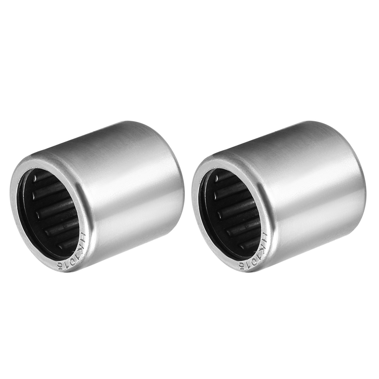 2Pack 10mm ID x 14mm OD 15mm Height HK1015 Needle Roller Bearings Chromium Steel