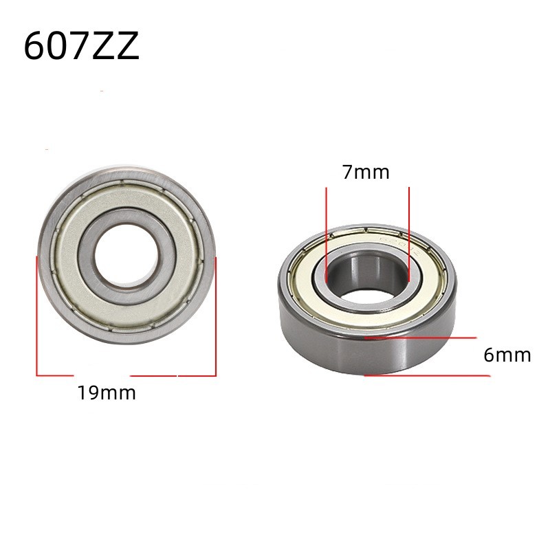 603 604 605 606 607 608 609ZZ Miniature Deep Groove Ball Bearings Chrome Steel