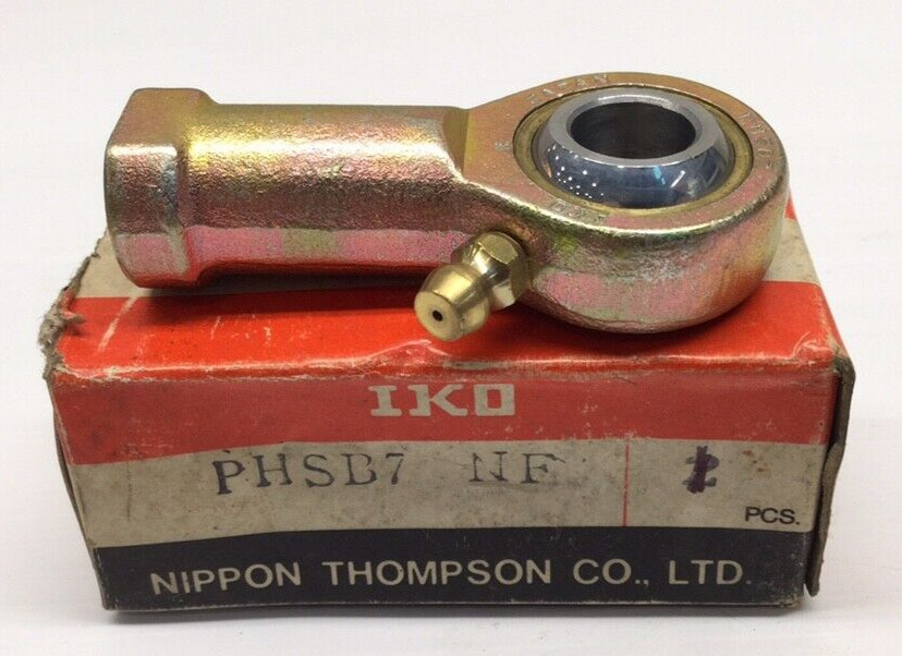 IKO PHSB7 NF Rod End 7/16″-20 RH Thread With Grease Zerk PHSB7NF 7/16″ Bore