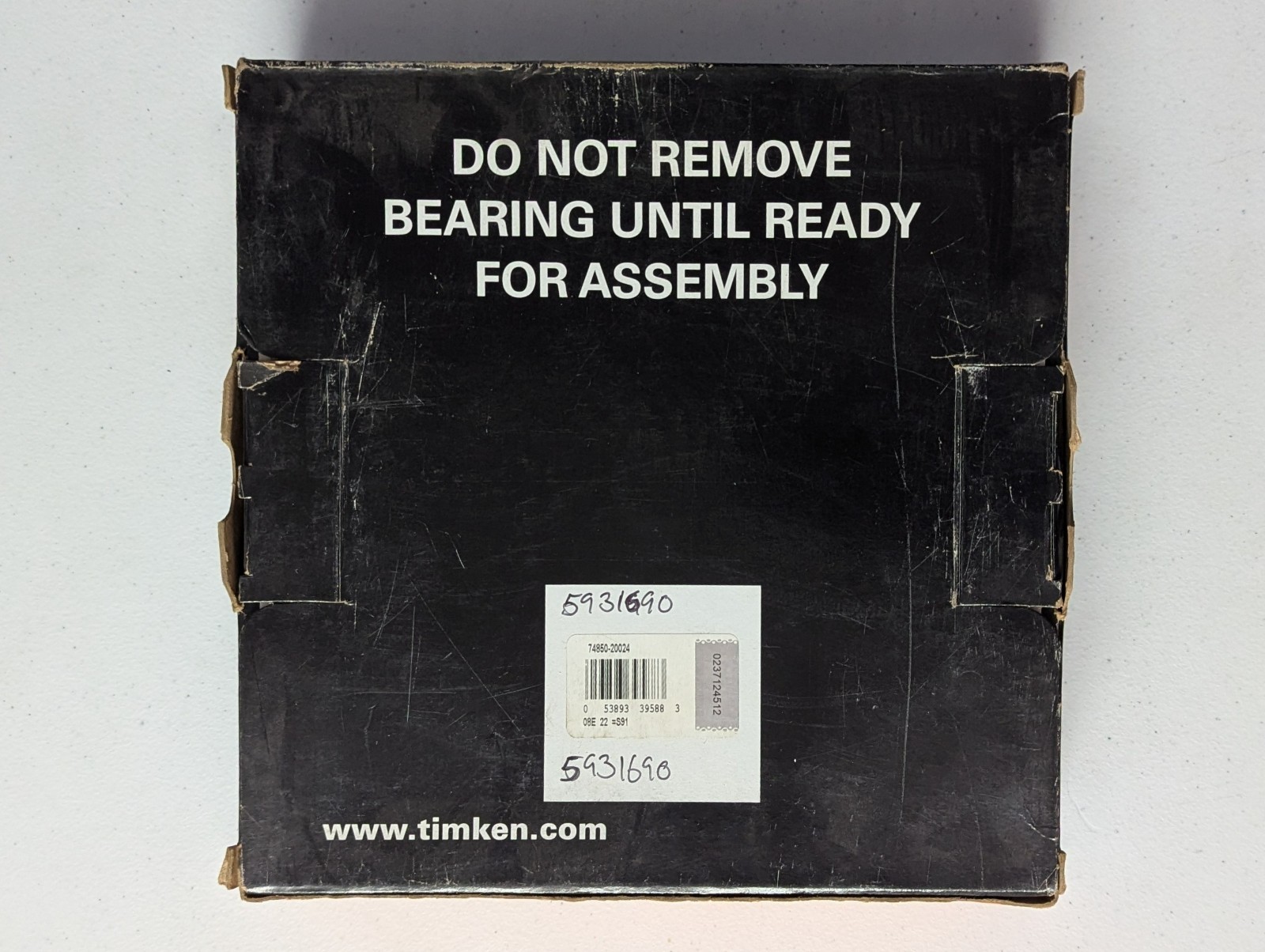 Timken 74850-20024 Steel Taper Bearing Cup, 8-1/2in OD, 1-3/8in Width