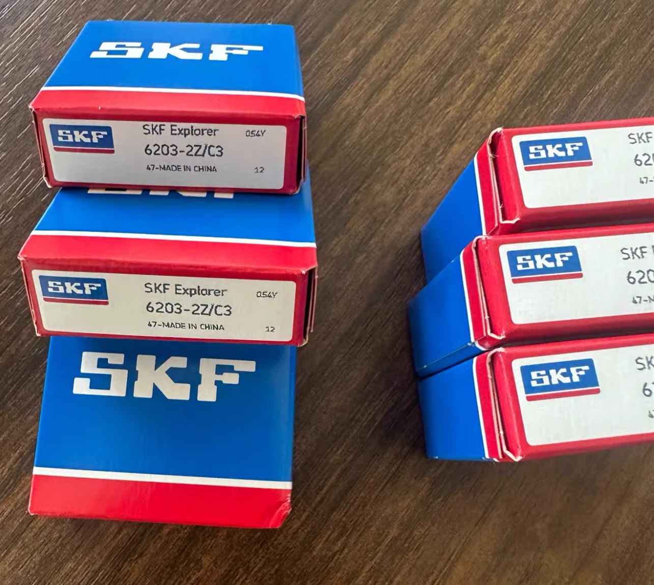 1PCS SKF 6203-2Z/C3 deep groove ball high-speed bearing 17 * 40 * 12mm
