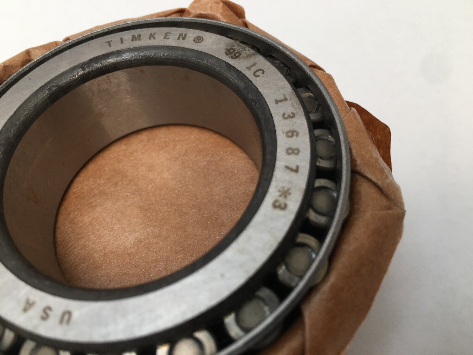 Timken 13687-90034 Double Taper Bearing Cone & Cup 1-1/2″ ID 2-23/32″ OD USA