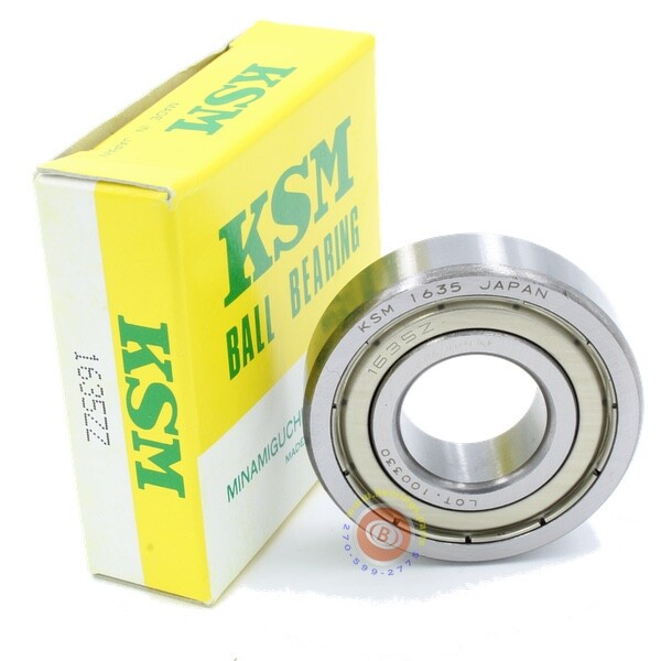 1635-ZZ, 3/4 X 1-3/4 X 1/2" Shielded Radial Ball Bearing – KSM Japan