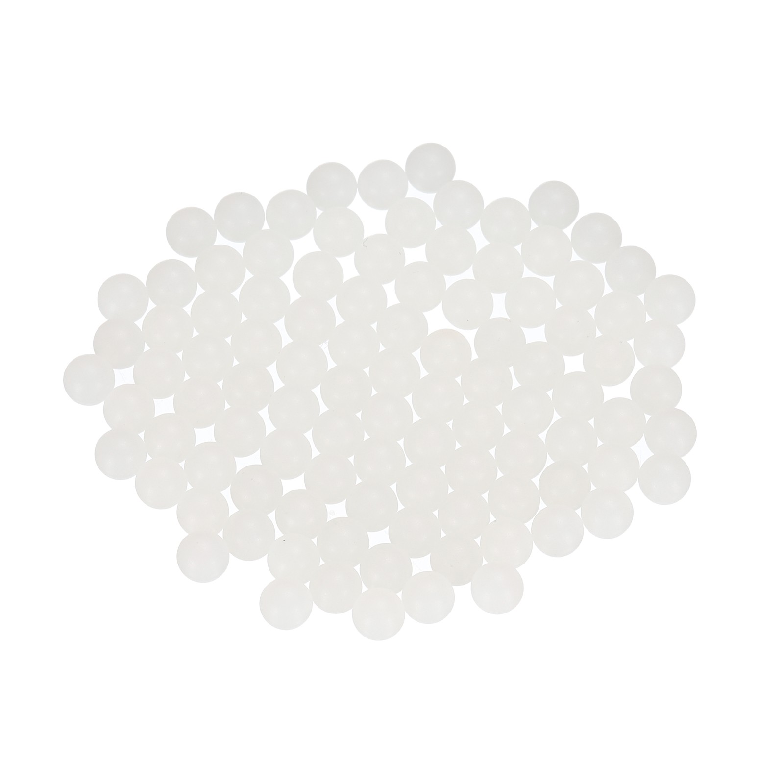 100Pcs, Nylon Bearing Balls 3.5mm Solid Plastic Balls G1 Precision White