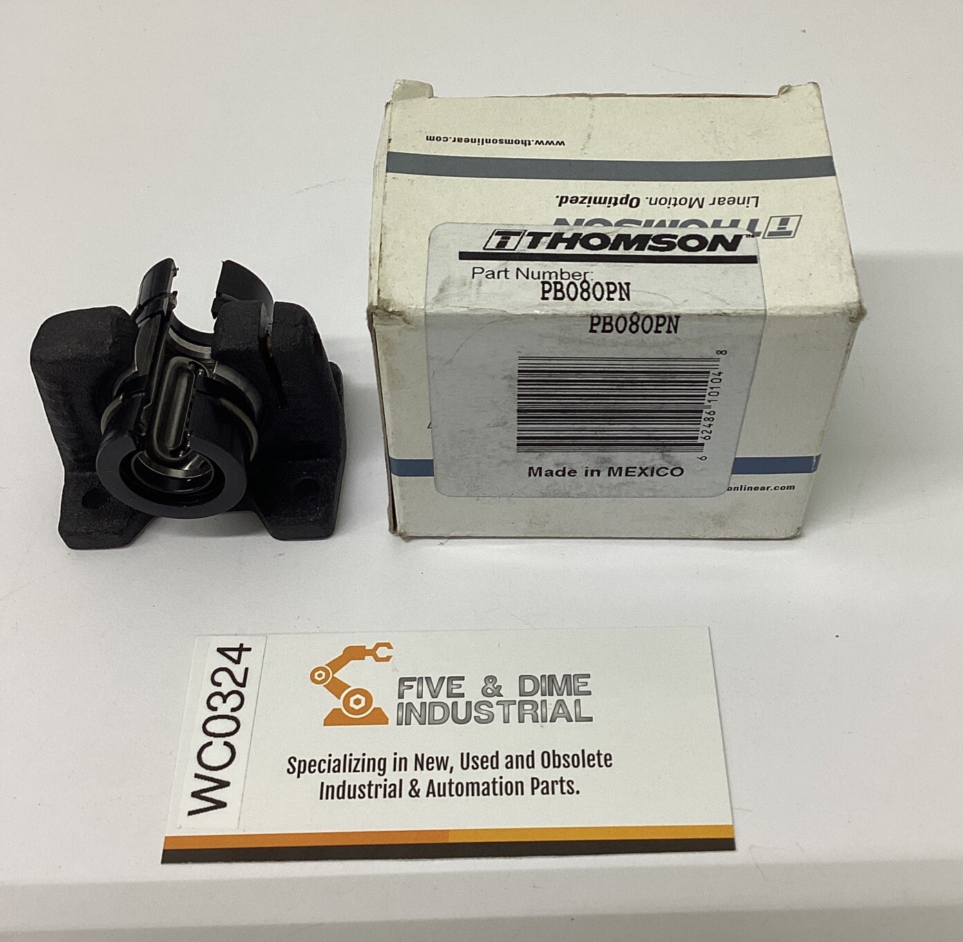Thomson PB080PN 1/2” Bore Pillow Block Bearing