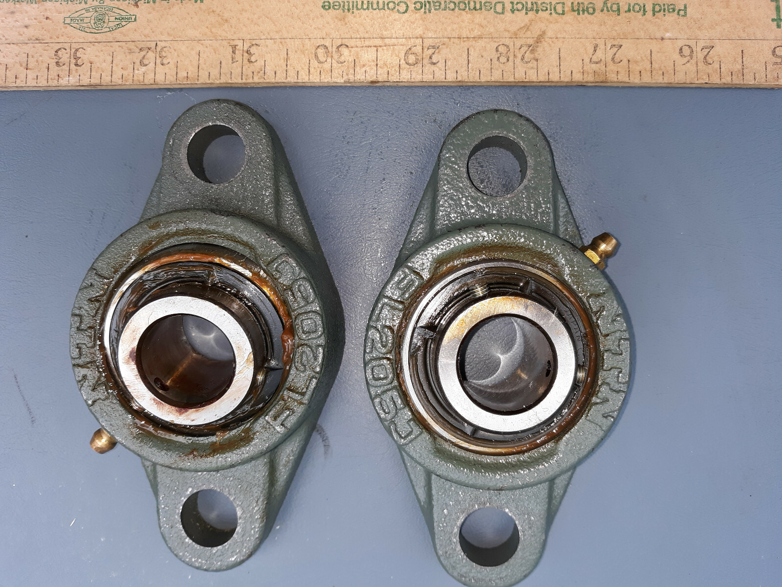 21LL01 MOUNTED FLANGE BEARINGS, NTN JAPAN: FL205J, 7/8″ BORE, 3-7/8″ CENTERS