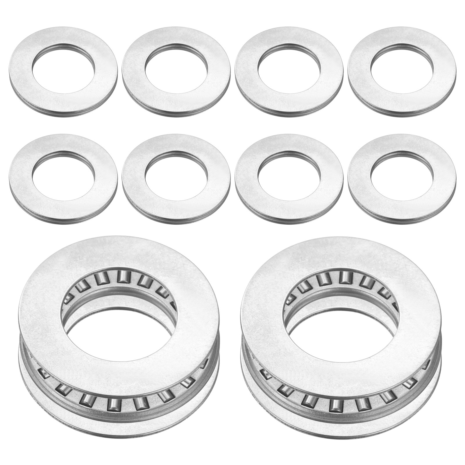 10pcs NTA1018 Needle Roller Thrust Bearings with Washers 5/8″x1-1/8″x1/8″