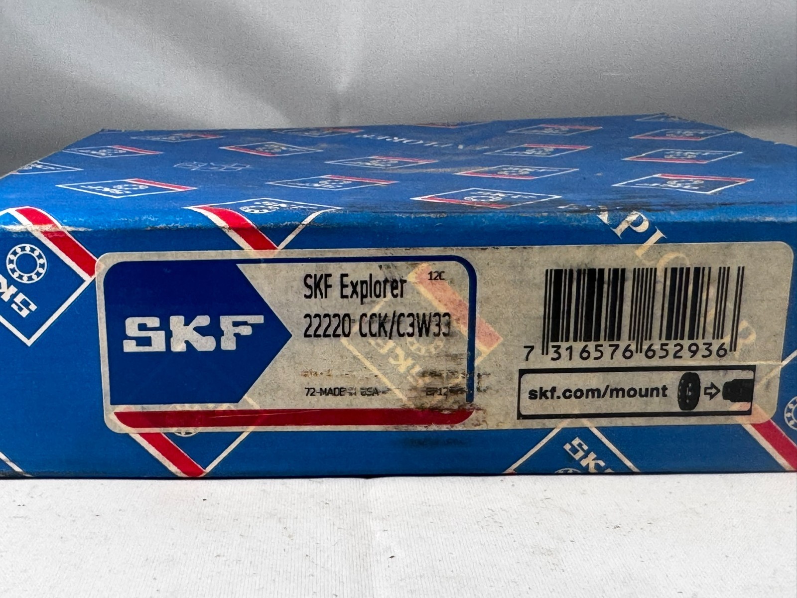 NEW SKF 22220 CCK/C3 W33 Spherical Roller Bearing 180MM OD x 100MM ID x 46MM W