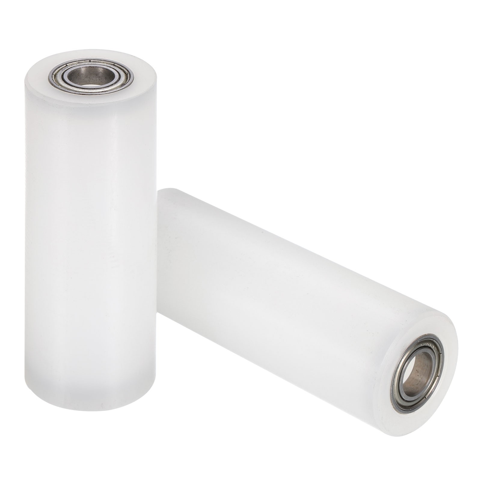2Pcs Nylon Roller Wheel with Bearings 3/8″x1-3/16″x3-1/4″ Nylon Pulley