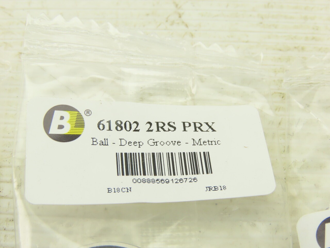BL 61802 2RS PRX Radial Ball Bearing,ps,15mm Lot of 16