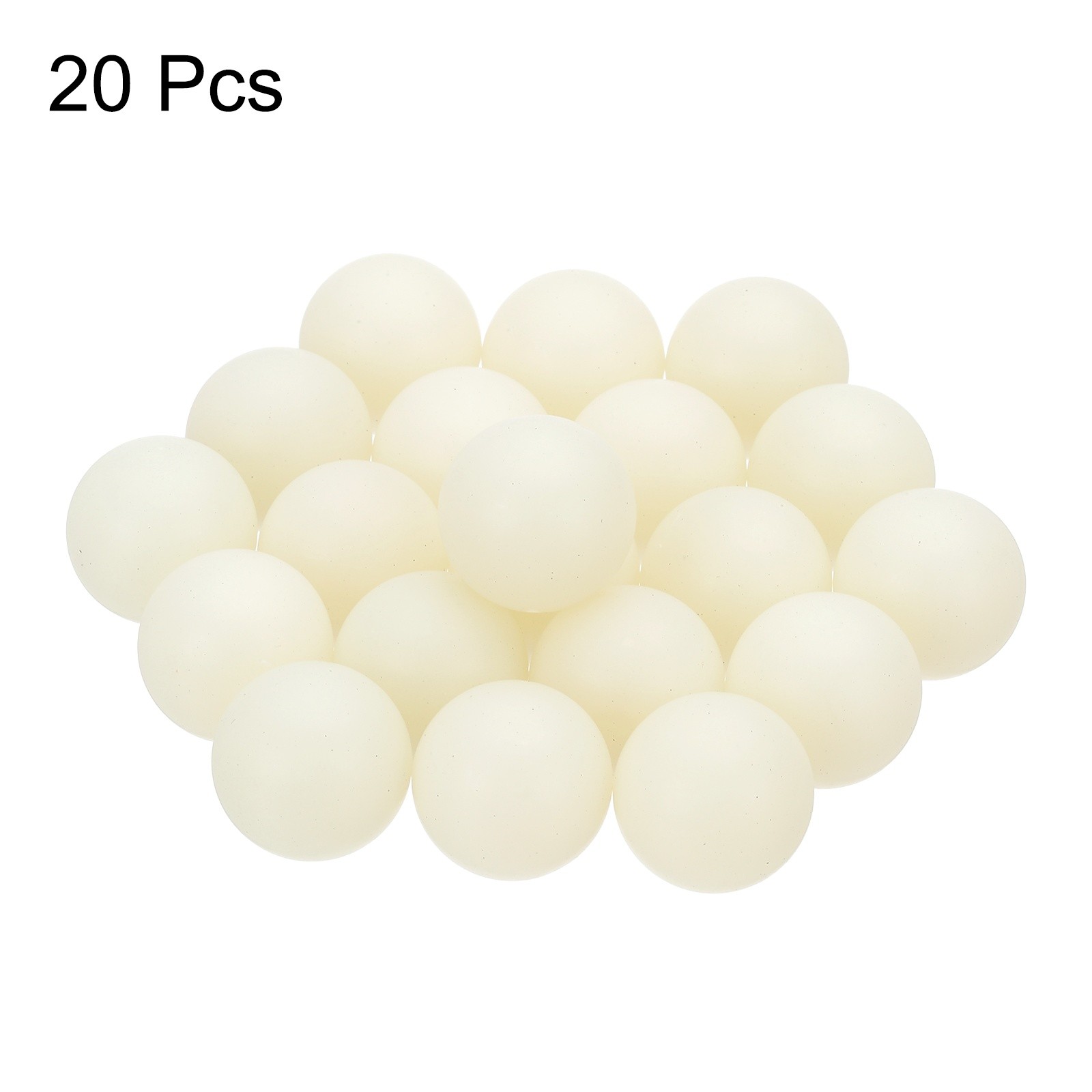 20Pcs Nylon Bearing Balls 3/4″ 19.05mm Polishing Ball, G2 Precision, White