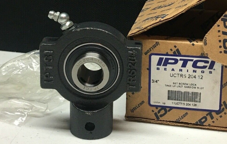 IPTCI Bearing Take Up Unit UCTRS 204-12 3/4″ Bore Lock Narrow Slot Set Screw