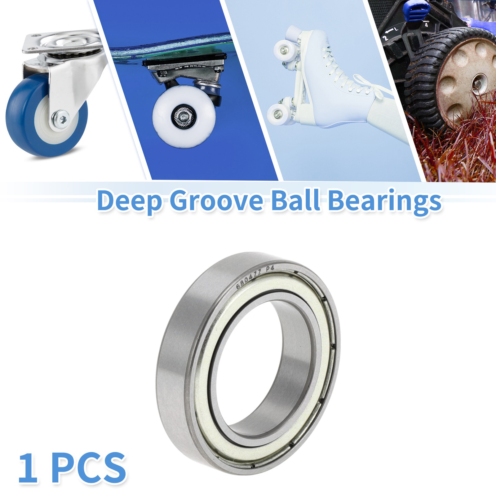 6804ZZ Deep Groove Ball Bearings P4 20x32x7mm 1 Pc Scooter Skateboard Wheel