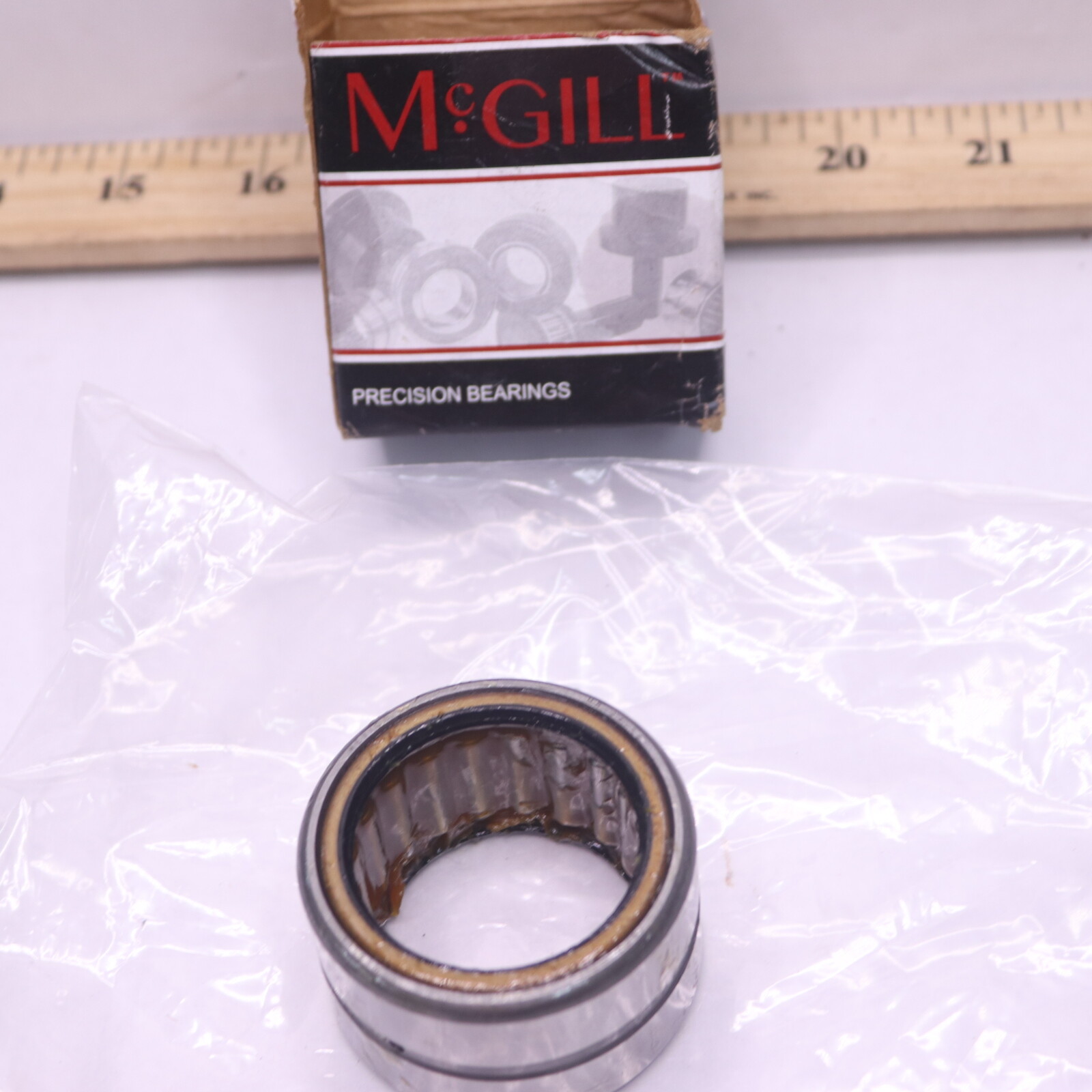 McGill Needle Roller Bearing Steel 2550RPM 1.5000″ Bore x 2.0625″ OD x 1.2500″W