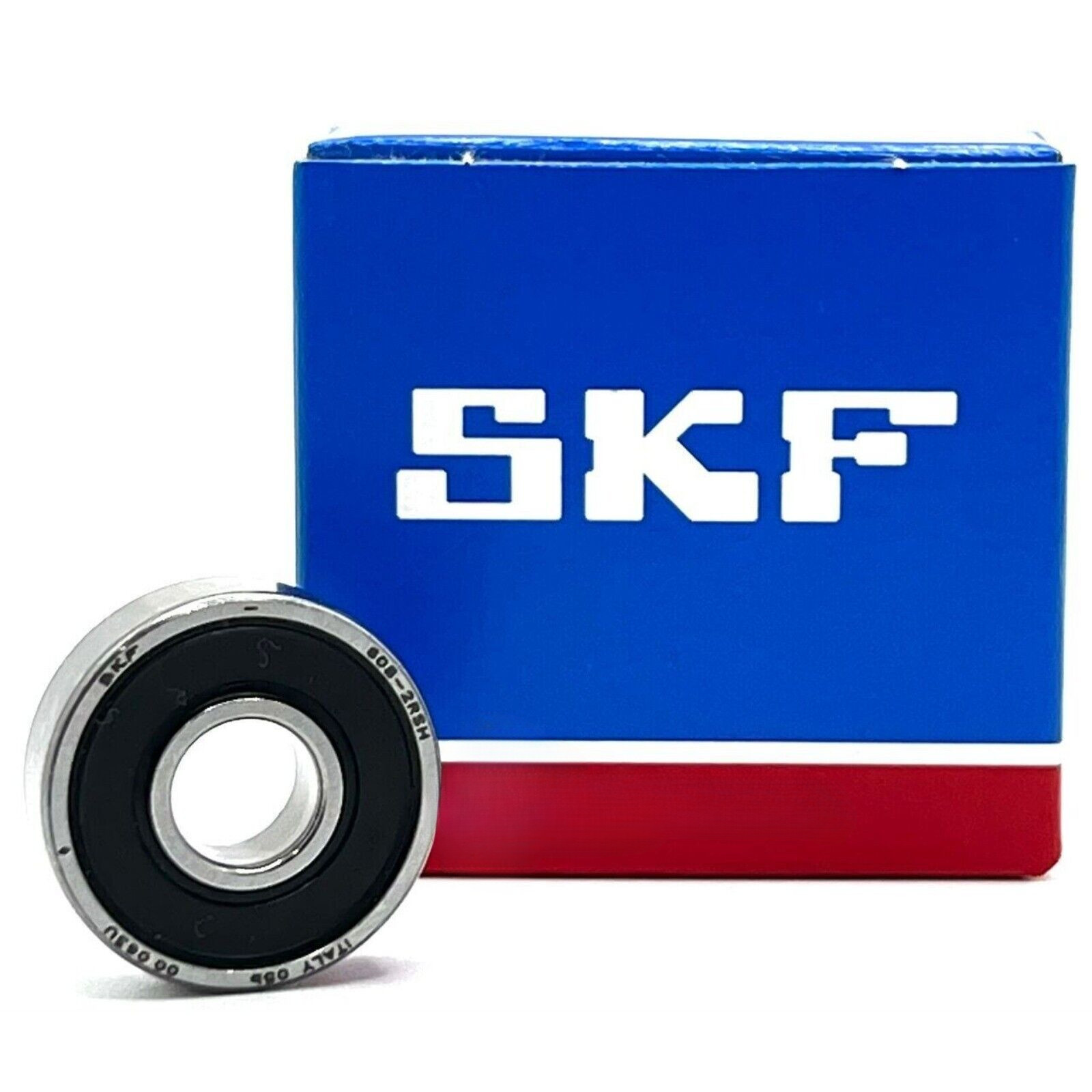 NEW SKF 608 2RSH DEEP GROOVE BALL BEARING, RUBBER SEALED 8x22x7 mm