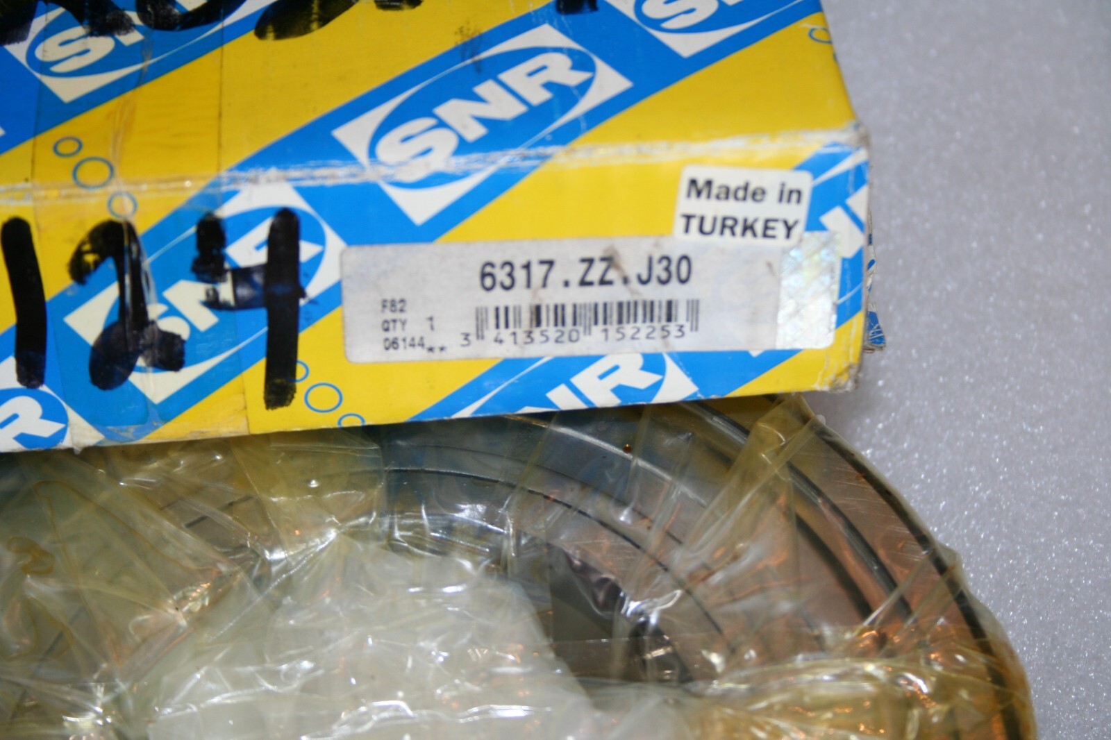 SNR 6317.ZZ.J30 Shielded Deep Groove Ball Bearing 6317ZZ.J30 * NEW *
