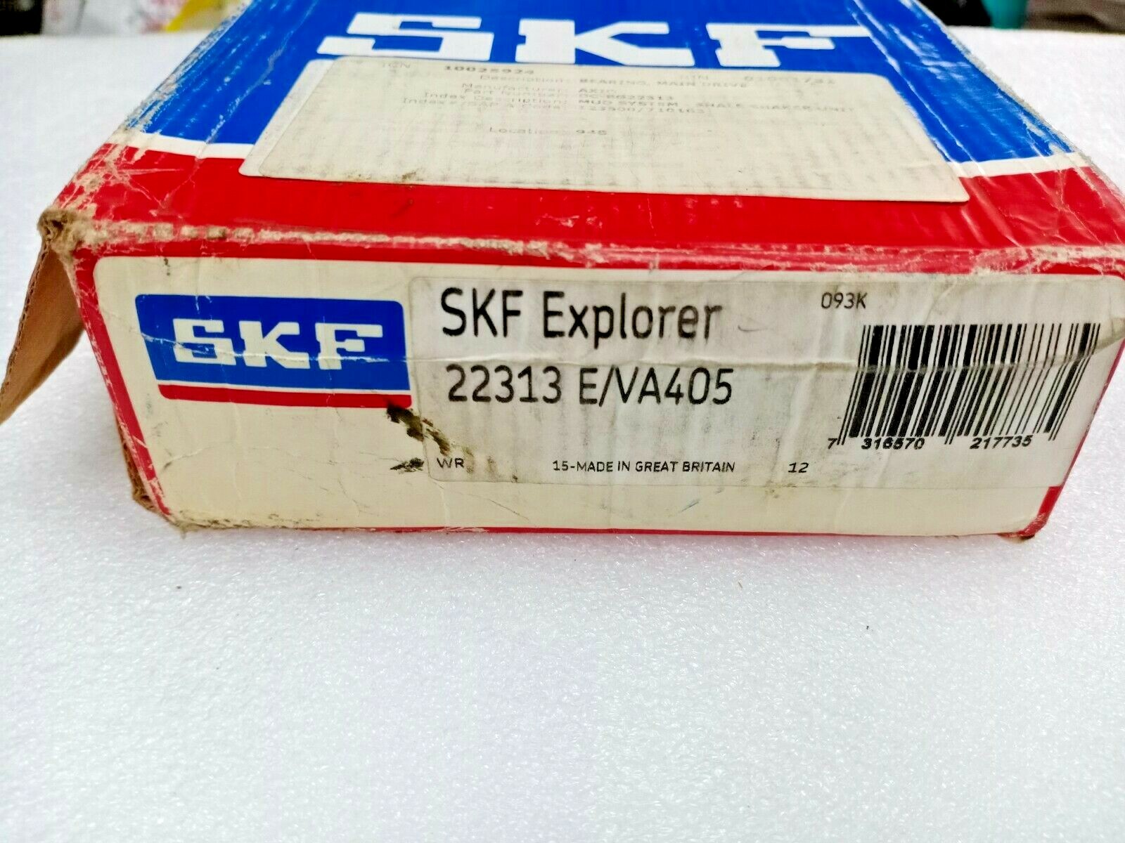 22313 E/VA405 Spherical Roller Bearing 65x140x48MM NEW SKF EXPLORE UPGRADE 22313