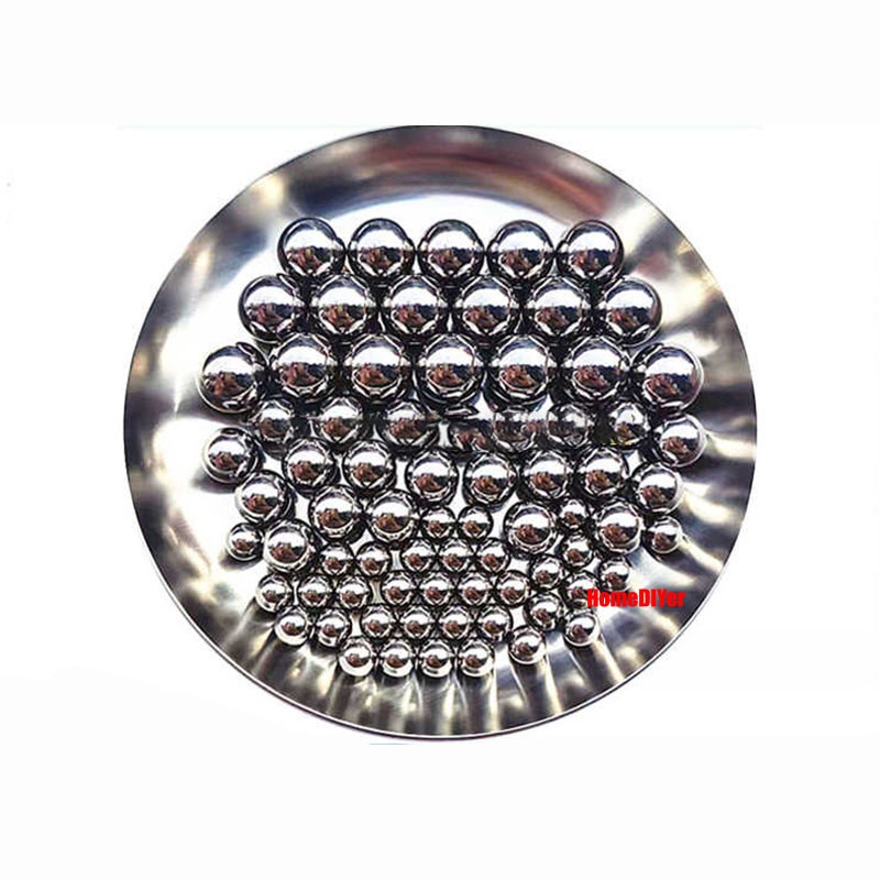 High Precision Carbon/Bearing Steel Balls Solid Metal Smooth Ball Diameter 1-6mm