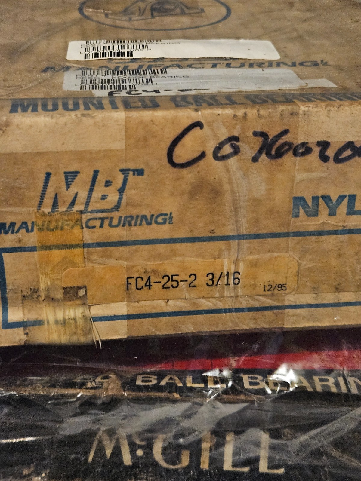 New in Box – MB Manufacturing Nyla-K FC4-25 2-3/16 FLANGE BLOCK Bearing USA