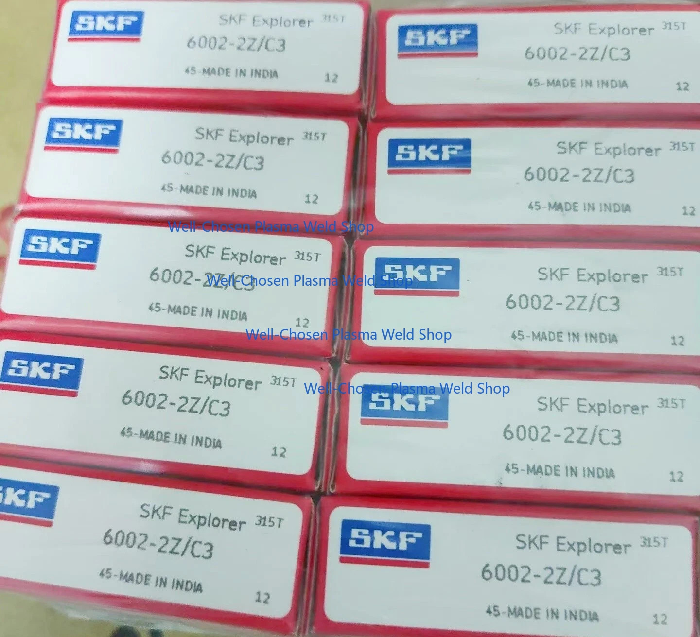 1PC SKF 6002-2Z/C3 single row deep groove ball bearing New