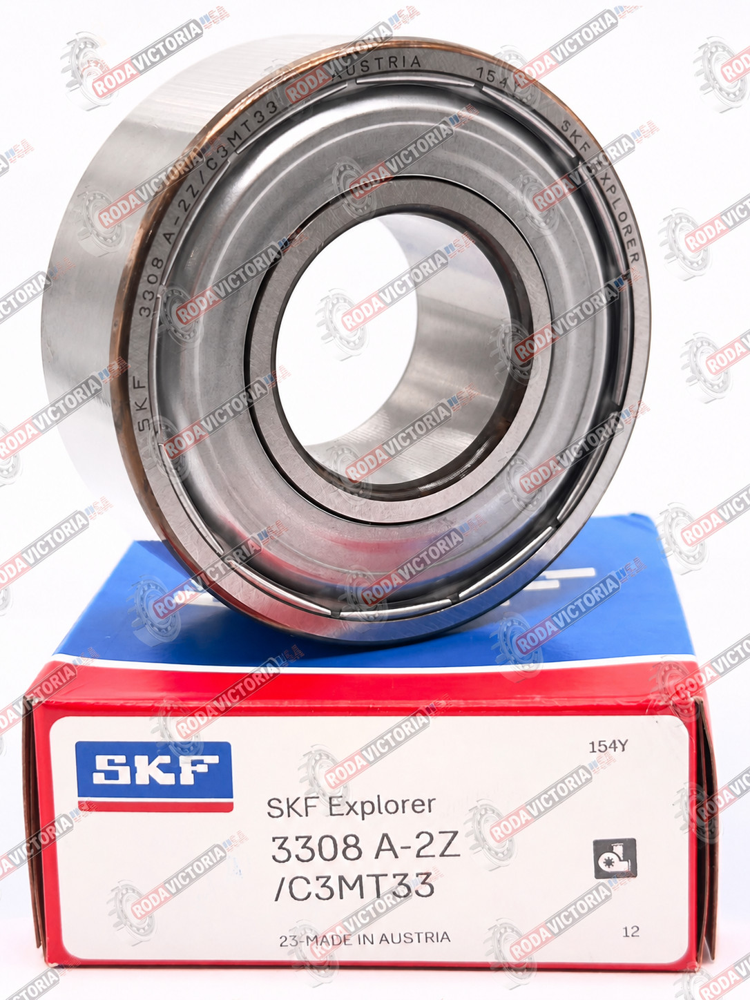 SKF 3308 A 2Z/C3MT33 Angular Contact Ball Bearing Shielded 5308-ZZ 40x90x36.5 mm