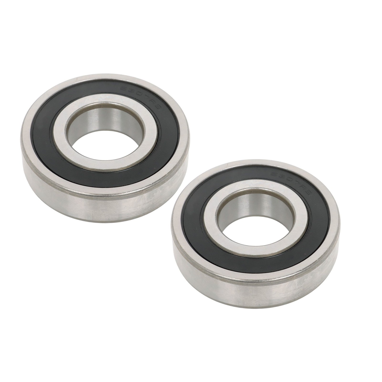 2 Pcs 6307-2RS Ball Bearing 35x80x21mm Double Rubber Sealed High Speed