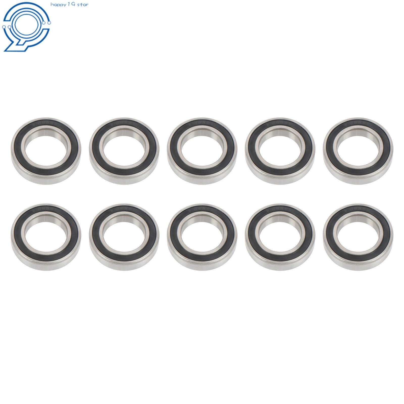 6008-2RS Deep Groove Ball Bearings 10pcs 40x68x15mm Sealed