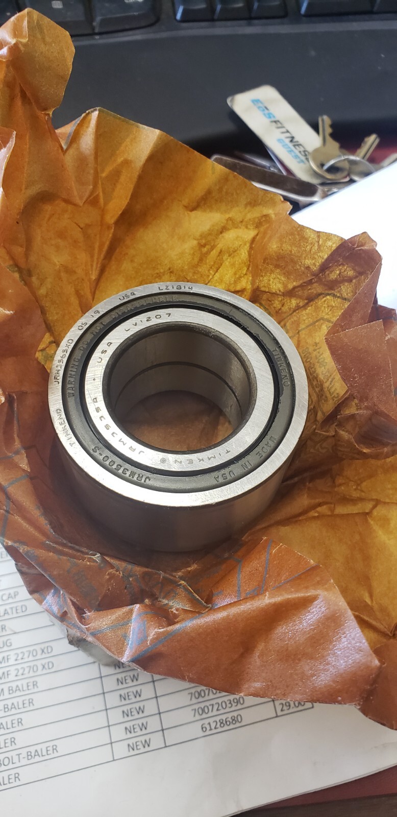 NEW Agco OEM Massey Ferguson — ROLLER BEARING #700744776 ( C2-2A)