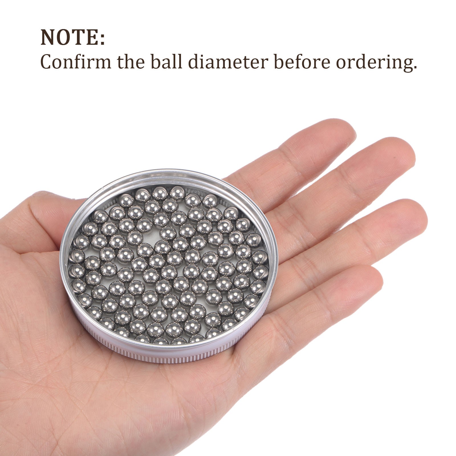 200pcs Precision Balls 6mm Carbon Steel for Bearings Valves Use Solid