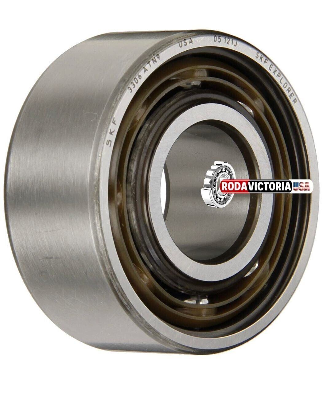SKF 3306 A TN9 ANGULAR CONTACT BALL BEARING, OPEN, NO SEALS 30x72x30,2mm 5306