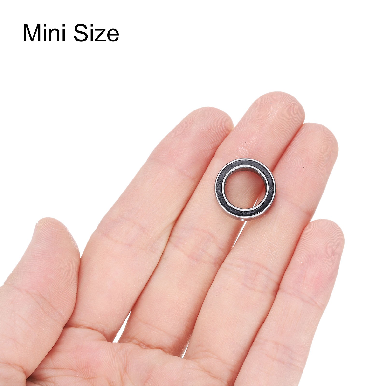 20pcs 6700-2RS Miniature Ball Bearings 10x15x4mm Double Sealed Bearings Black