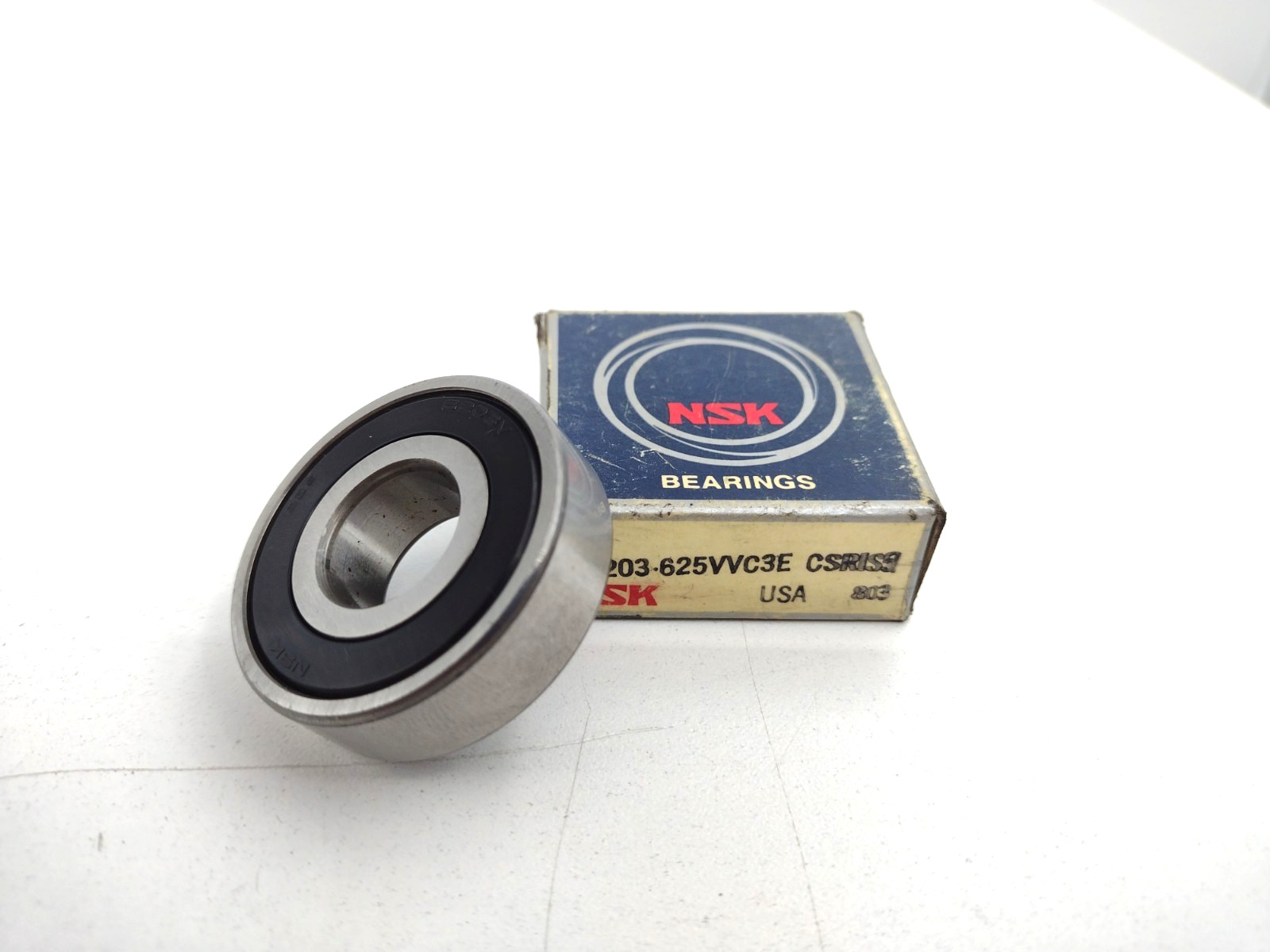 *** NSK 6203-625VVC3E Radial Deep Groove Ball Bearing 0.6250 inch Bore