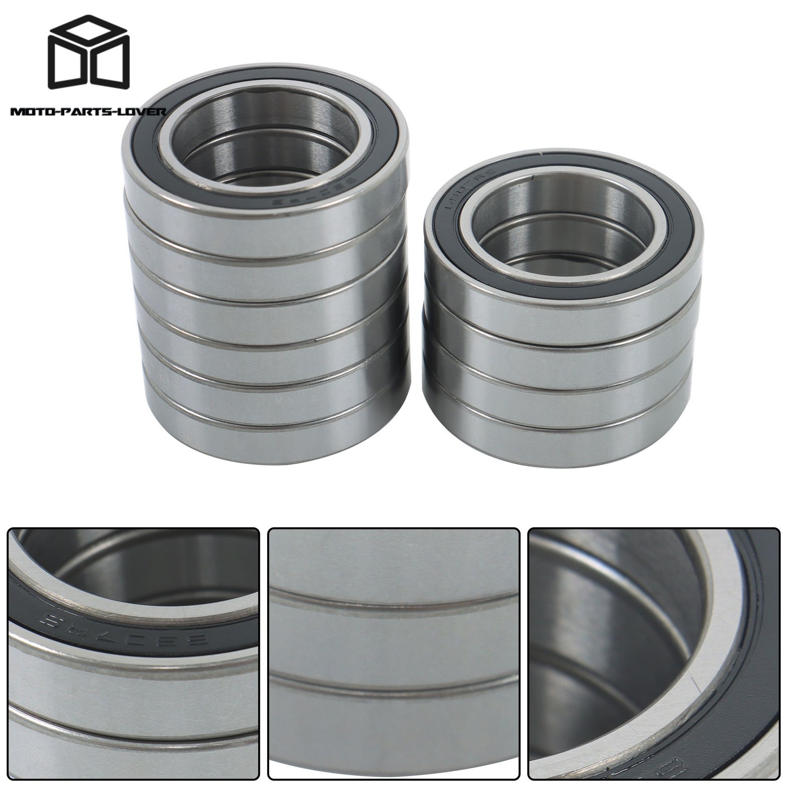 35x55x10mm 6907-2RS Bearings 10pcs Double Rubber Sealed