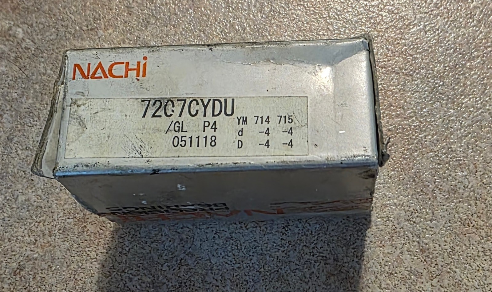 NACHI 7207C angular contact bearing pair