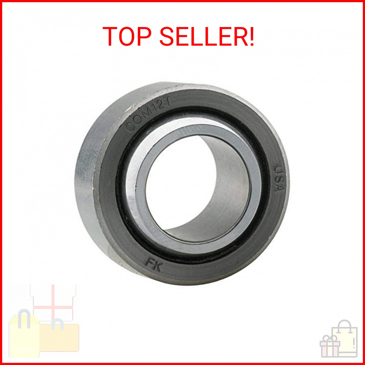 FK Bearings COM12T Spherical Bearing, COM-T Series, 0.750 in ID, 1.438 in OD, 0.