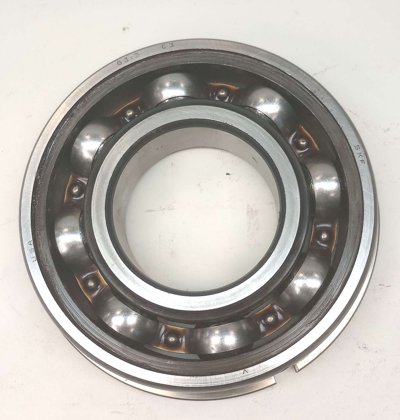SKF 6313 C3 Snap Ring Ball Bearing Deep Groove 65mm ID X 140mm OD X 33mm W