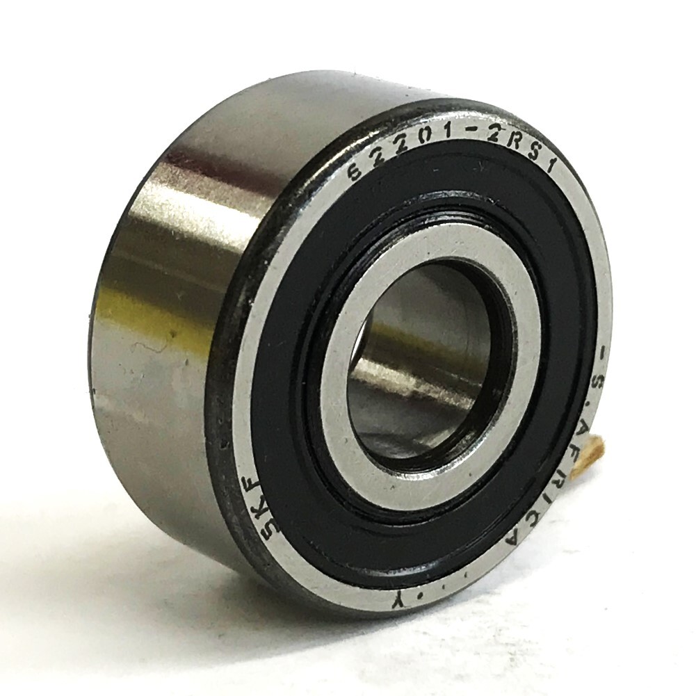 Unbranded 1-1/4 inch x 1/2 inch Single Row Bearing 62201-2RS1 [Lot of 2] NOS
