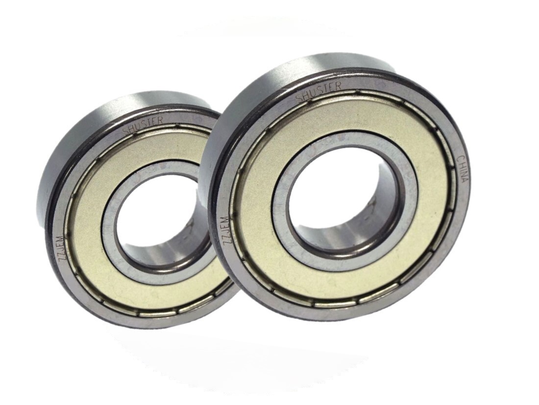 2-Pack 6201 ZZ EMQ Premium Ball Bearing ABEC3 12mmX32mmX10mm