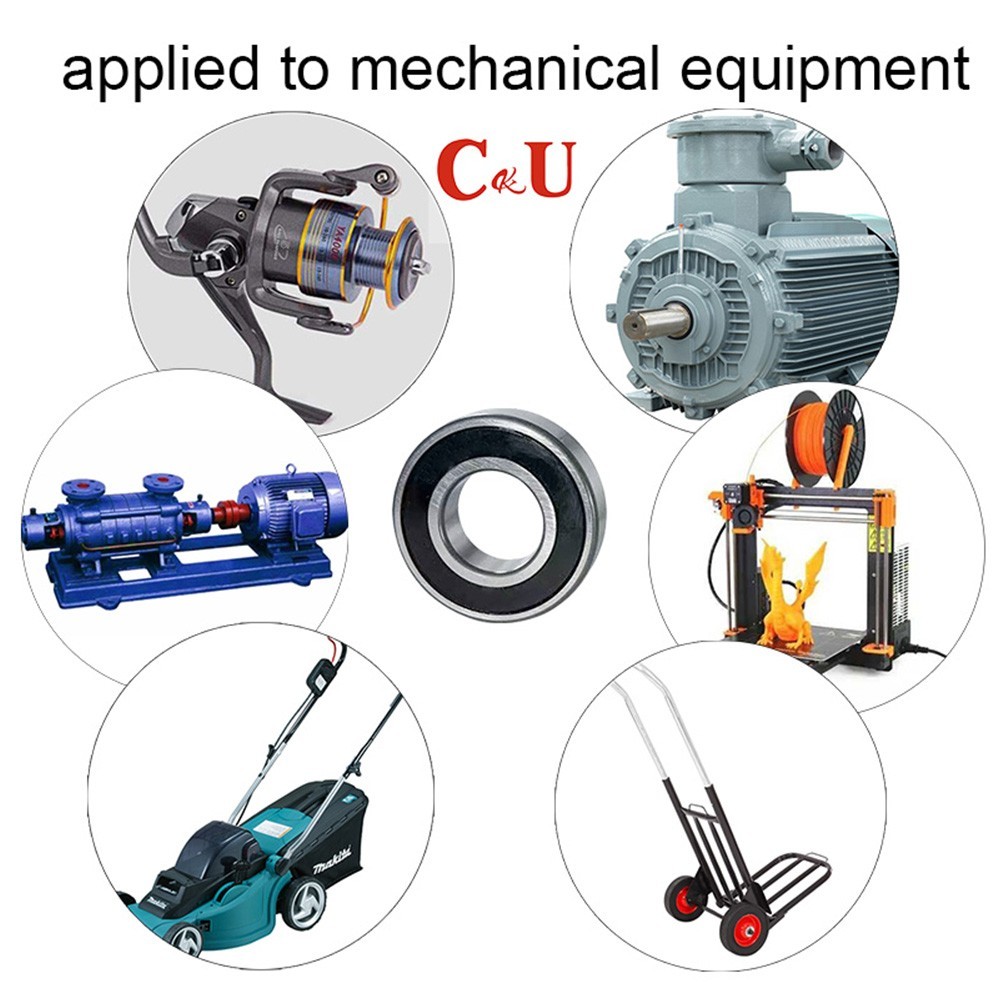 10PCS 6206-2RS Deep Groove Ball Bearings 30x62x16mm Double Rubber Sealed